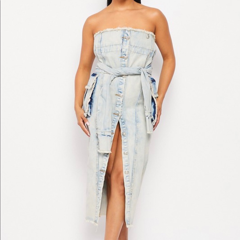 Up Or Down Denim Dress